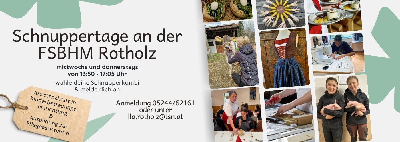 Schnuppertage Schnuppertage FSBHM